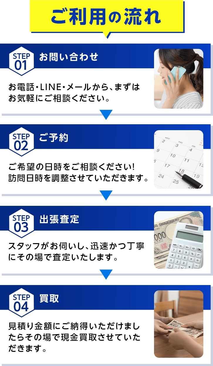 ご利用の流れ